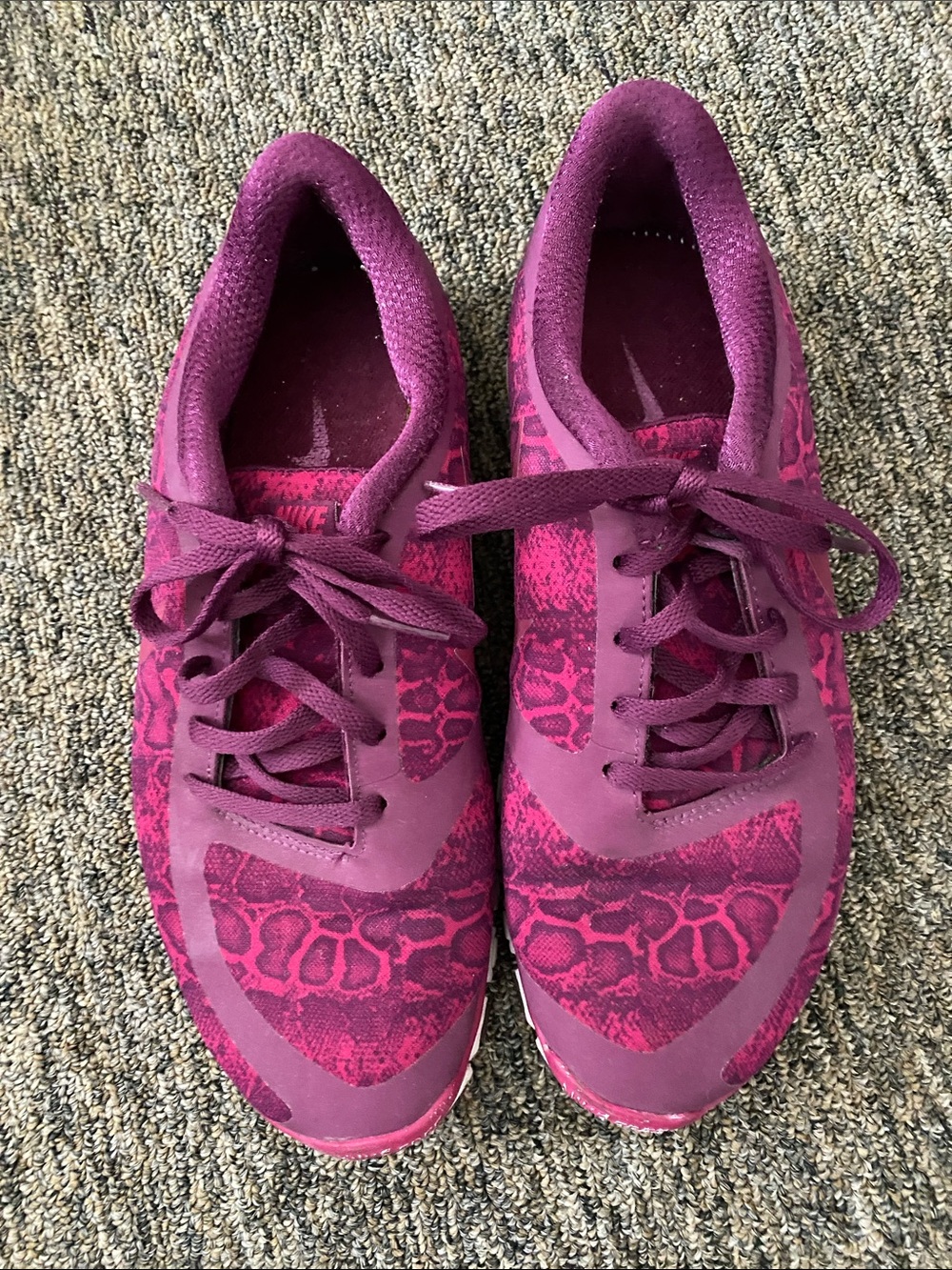 Nike Women's Dark Magenta Athletic Sneakers